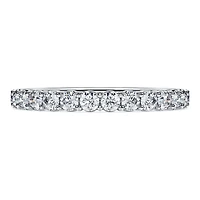 Eternity band ring, Lab-grown diamonds ct tw, Round shape