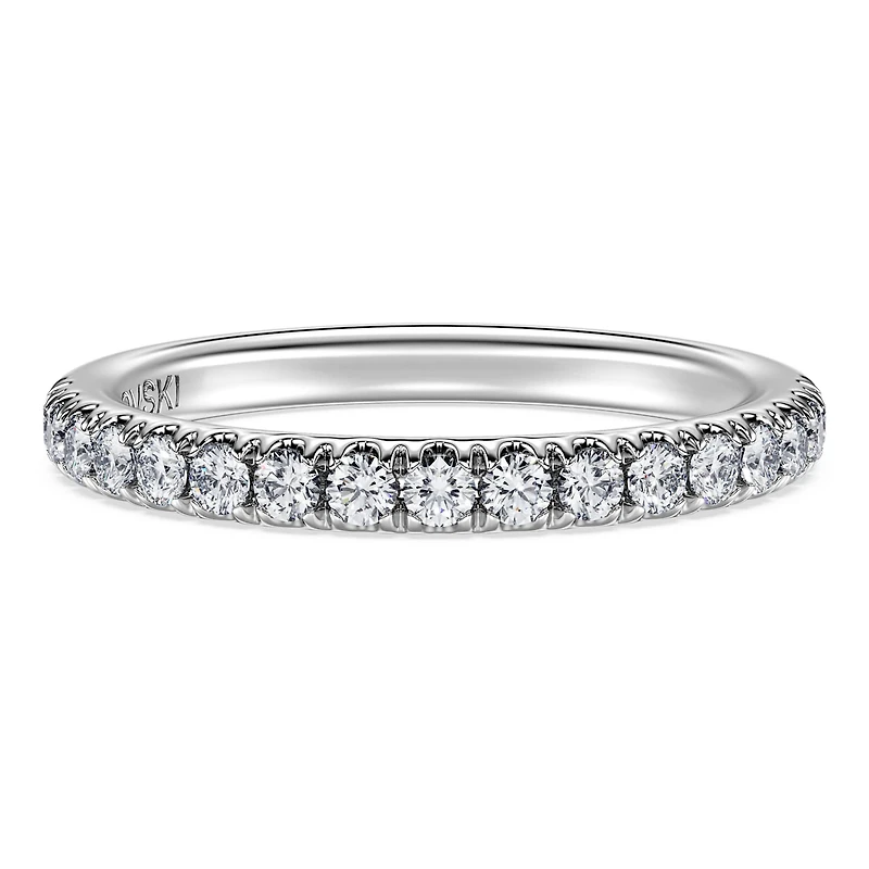Eternity band ring, Lab-grown diamonds ct tw, Round shape