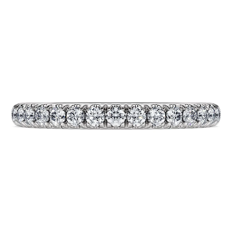 Eternity band ring, Lab-grown diamonds ct tw, Round shape