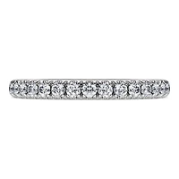 Eternity band ring, Lab-grown diamonds ct tw, Round shape
