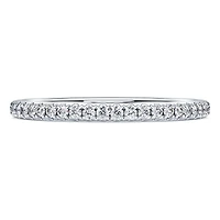 Eternity band ring, Lab-grown diamonds ct tw, Round shape