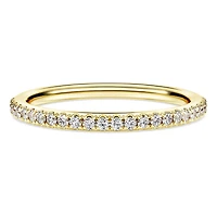 Eternity band ring, Lab-grown diamonds ct tw, Round shape