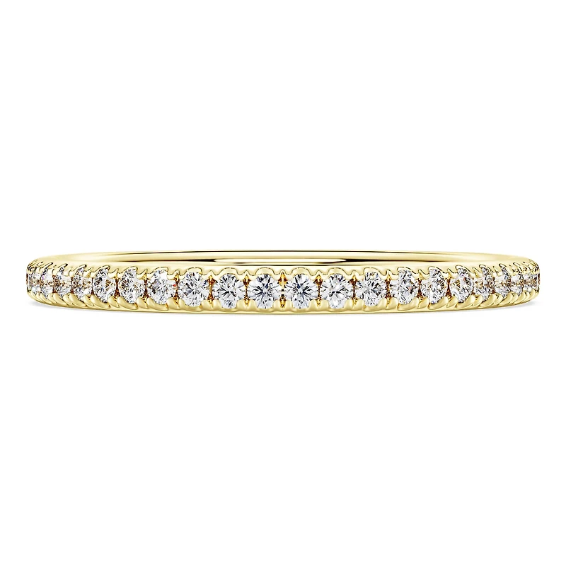 Eternity band ring, Lab-grown diamonds ct tw, Round shape
