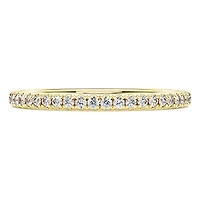 Eternity band ring, Lab-grown diamonds ct tw, Round shape