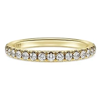 Eternity band ring, Lab-grown diamonds ct tw, Round shape