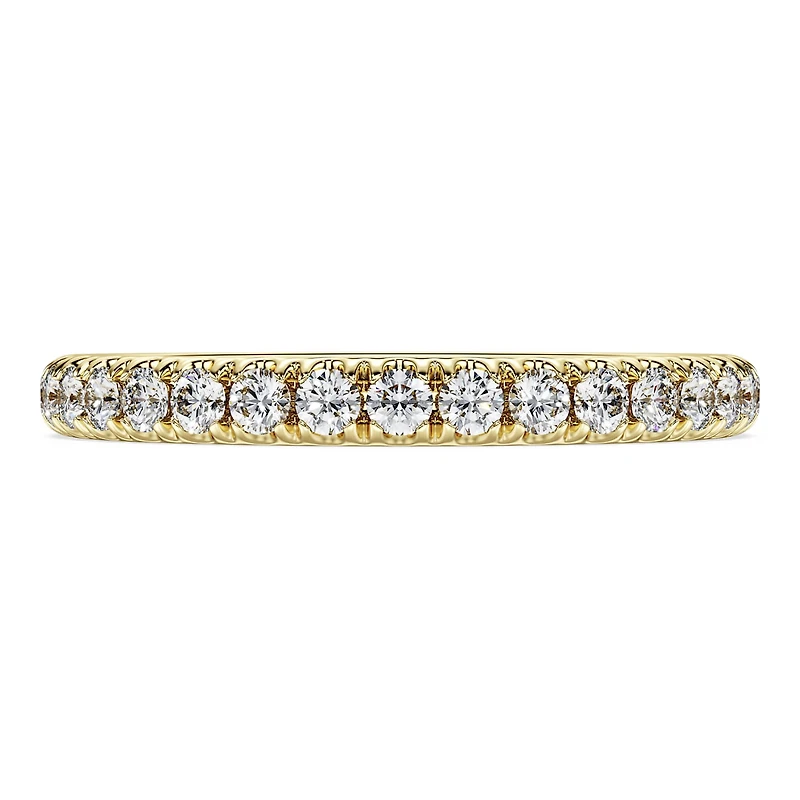 Eternity band ring, Lab-grown diamonds ct tw, Round shape