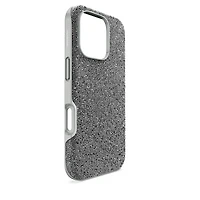 High smartphone case, iPhone® 16 Pro, Silver Tone by SWAROVSKI
