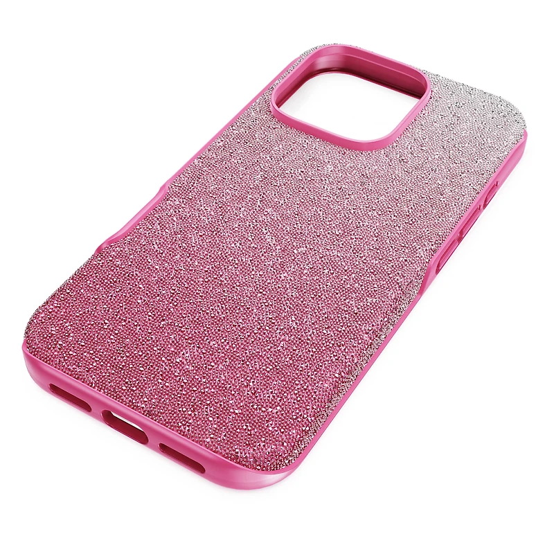 High smartphone case, Colour gradient, iPhone® 16 Pro, Pink by SWAROVSKI