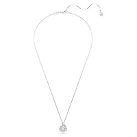 Snake pendant, Mixed cuts, Year of the Snake, White, Rhodium plated by SWAROVSKI