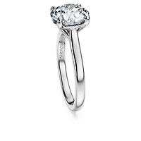 Eternity solitaire ring, Lab-grown diamonds ct tw, Round shape