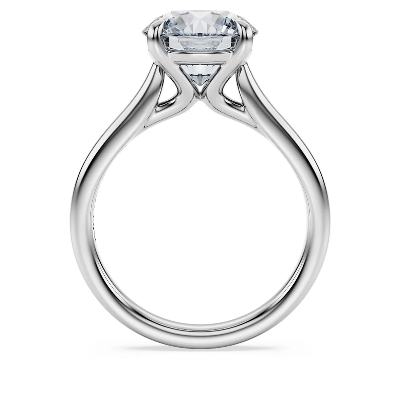 Eternity solitaire ring, Lab-grown diamonds ct tw, Round shape