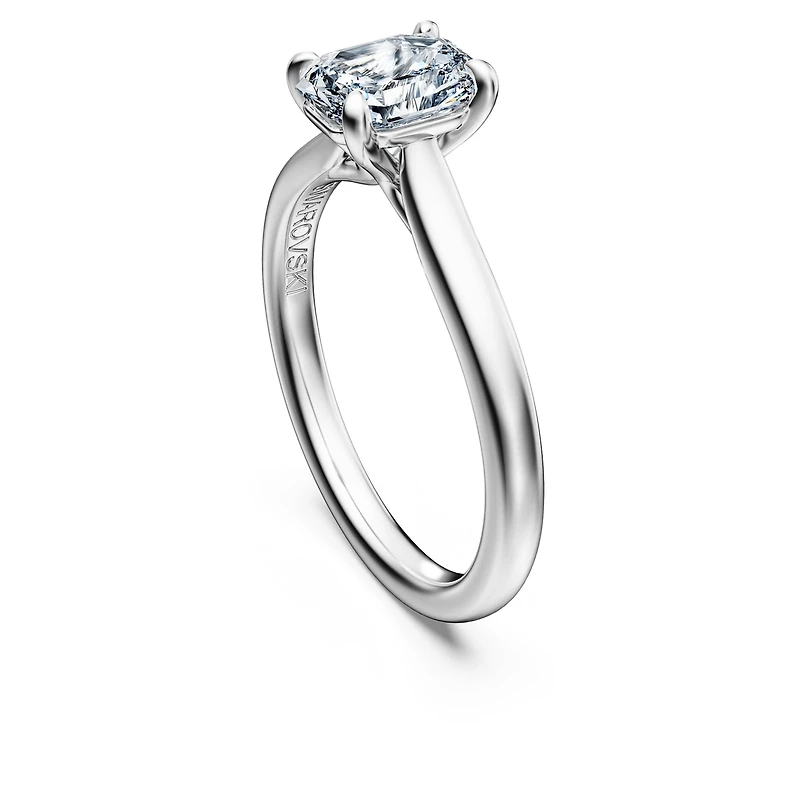 Eternity solitaire ring, Lab-grown diamonds ct tw, Octagon shape
