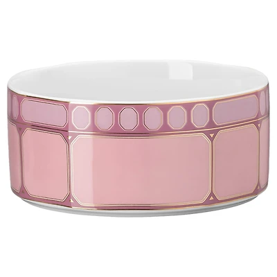 Signum cereal bowl, Porcelain, Pink