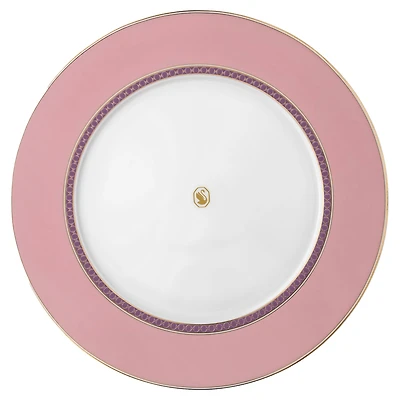 Signum dinner plate, Porcelain, Pink