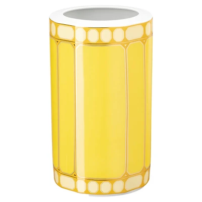 Signum vase, Porcelain, Yellow