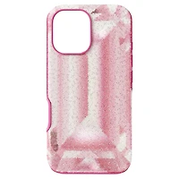 High smartphone case, Crystal print motif, iPhone® 16, Pink by SWAROVSKI