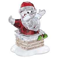 Holiday Cheers Santa Claus and Chimney by SWAROVSKI