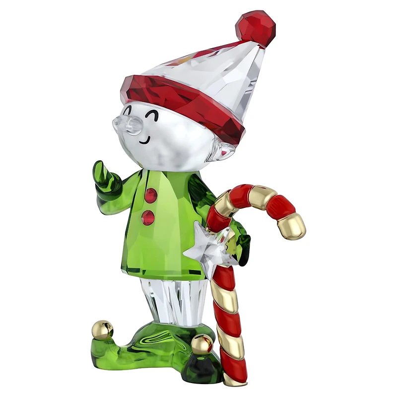 Holiday Cheers Dulcis Elf and Candy Cane by SWAROVSKI