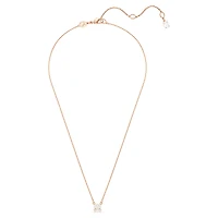 Stilla Attract pendant, Square cut, White
