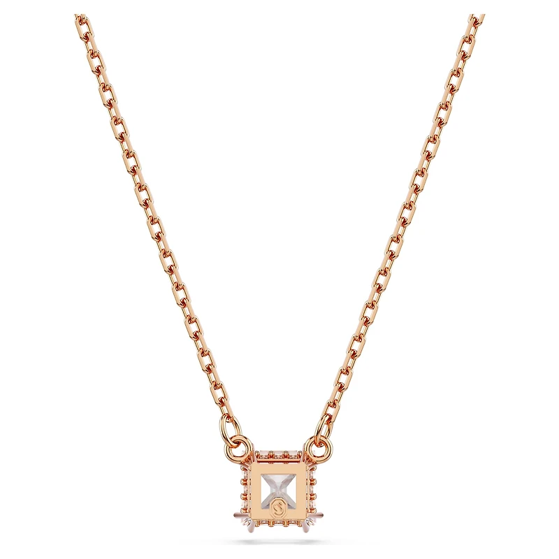 Stilla Attract pendant, Square cut, White