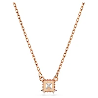 Stilla Attract pendant, Square cut, White