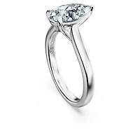 Eternity solitaire ring, Lab-grown diamonds ct tw, Pear shape