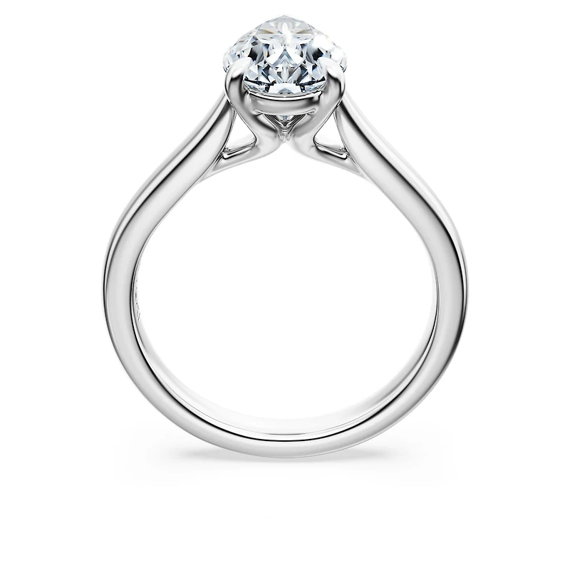 Eternity solitaire ring, Lab-grown diamonds ct tw, Pear shape