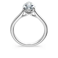 Eternity solitaire ring, Lab-grown diamonds ct tw, Pear shape