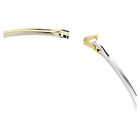Hyperbola choker, Round cut, White, Mixed metal finish by SWAROVSKI
