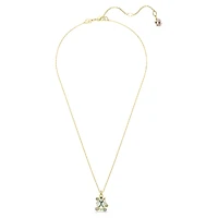 Gema pendant, Mixed cuts, Multicoloured, 18K gold finish