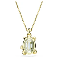 Gema pendant, Mixed cuts, Multicoloured, 18K gold finish