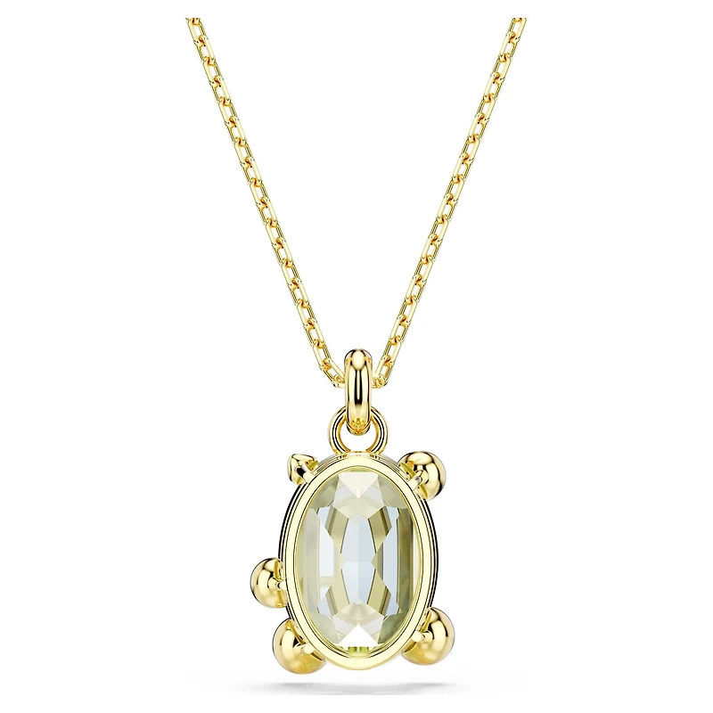 Gema pendant, Mixed cuts, Multicoloured, Gold-tone plated by SWAROVSKI