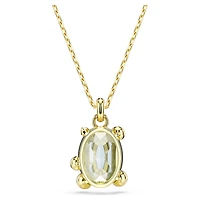 Gema pendant, Mixed cuts, Multicoloured, Gold-tone plated by SWAROVSKI