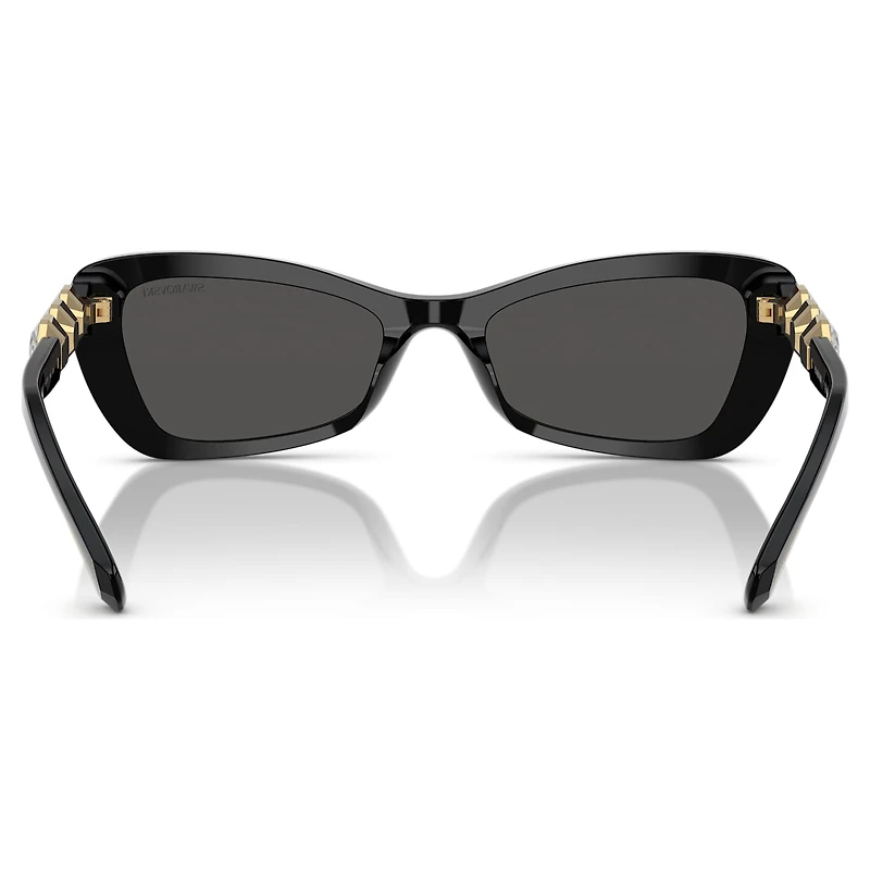 Sunglasses, Butterfly shape, SK6033, Black by SWAROVSKI