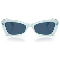Sunglasses, Butterfly shape, SK6033, Blue by SWAROVSKI