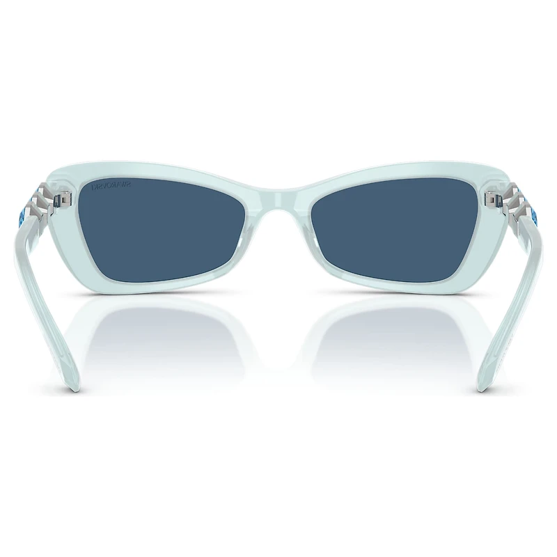 Sunglasses, Butterfly shape, SK6033, Blue by SWAROVSKI