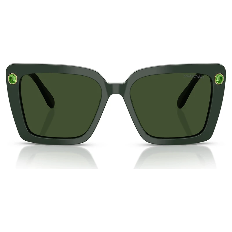 Sunglasses, Square shape, SK6032, Green by SWAROVSKI