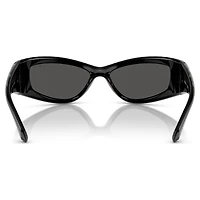 Sunglasses, Mask shape, SK6027, Black by SWAROVSKI