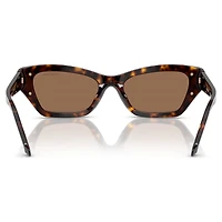 Sunglasses, Cat-Eye shape, SK6029, Brown by SWAROVSKI