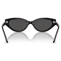 Sunglasses, Cat-Eye shape, SK6030, Black by SWAROVSKI