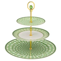 Signum étagère, Porcelain, Large, Green by SWAROVSKI