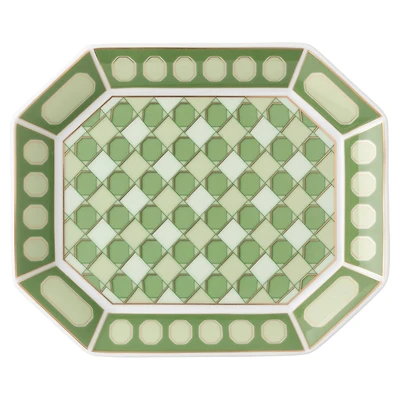 Signum tray, Porcelain, Small, Green