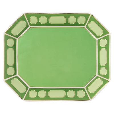 Signum tray, Porcelain, Large, Green