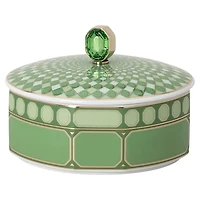 Signum box, Porcelain, Green by SWAROVSKI