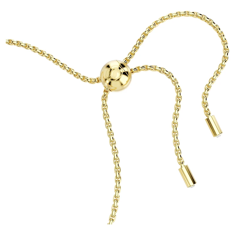 Matrix bracelet, Pear cut, Pink, 18K gold finish