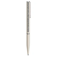 Shimmer ballpoint pen, Beige, Beige lacquered, chrome plated by SWAROVSKI