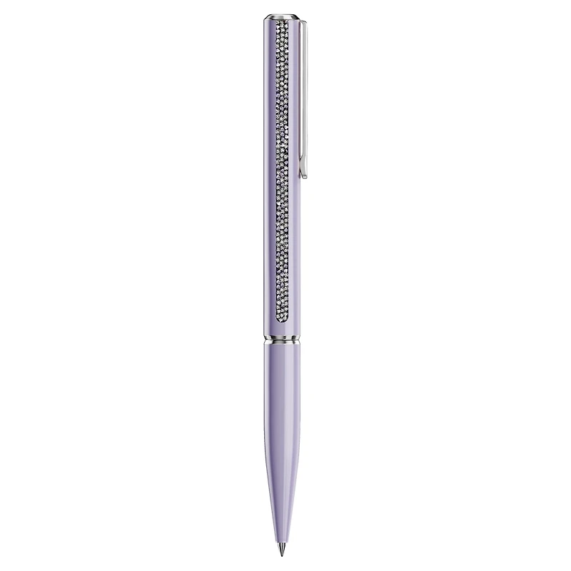 Shimmer ballpoint pen, Purple, Purple lacquered, Chrome plated by SWAROVSKI