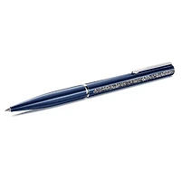 Shimmer ballpoint pen, Blue, Blue lacquered, Chrome plated by SWAROVSKI