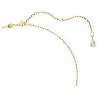 Lucent pendant, Octagon shape, Yellow, Gold-tone plated by SWAROVSKI