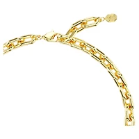 Idyllia necklace, Mixed cuts, Flower, Multicoloured, Gold-tone plated by SWAROVSKI